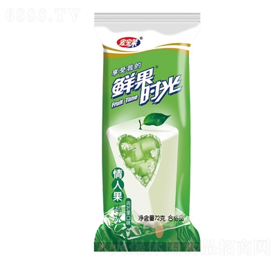 宏寶萊情人果青芒果口味棒冰