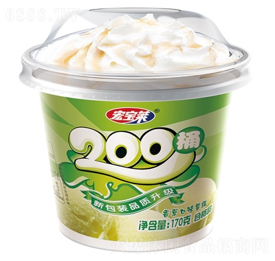宏寶萊200桶香草雪糕