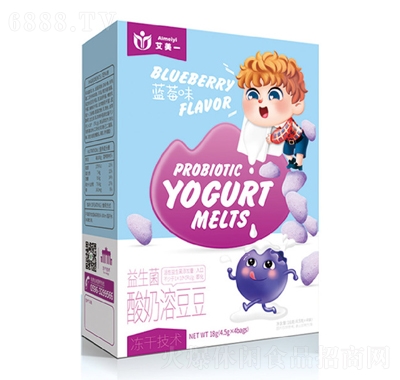 艾美一益生菌酸奶溶豆豆