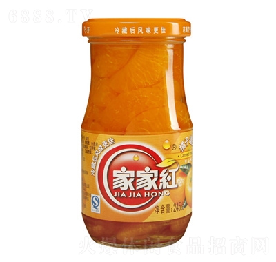 家家紅橘子罐頭