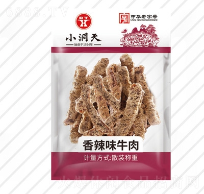 小洞天牛肉干香辣味