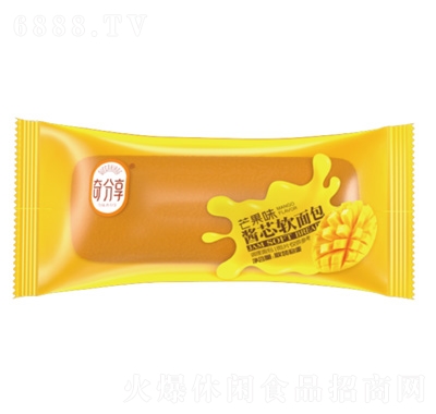 奇分享醬芯軟面包芒果味