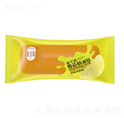 奇分享醬芯軟面包柚子味