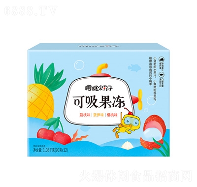 櫻桃小丸子可吸果凍10