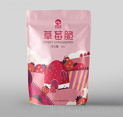 光頭李記凍干草莓脆