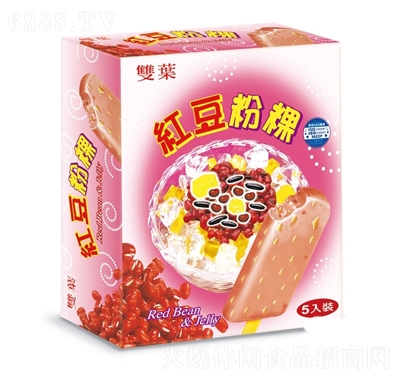 雙葉紅豆粉粿冰棒