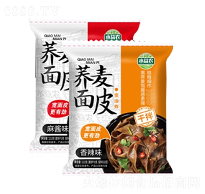 水益農(nóng)速食蕎麥面皮免煮