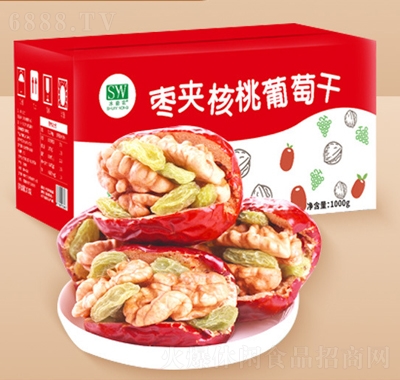 水益農(nóng)棗夾核桃葡萄干1