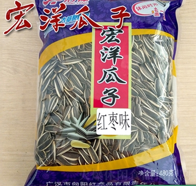 宏洋紅棗瓜子480g零