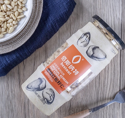 佰斯納特紅松子仁原味無殼生吃松籽仁堅果炒貨零食大顆粒東北特產