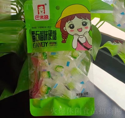 巴米熊番石榴味硬糖果零