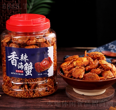 俏味良品網紅香辣蟹罐裝