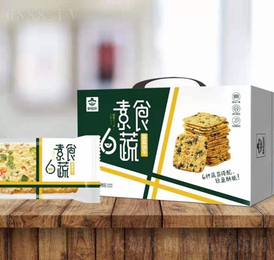 鮮稻臣素食6蔬蔬菜餅干