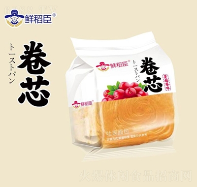 鮮稻臣蔓越莓味面包休閑