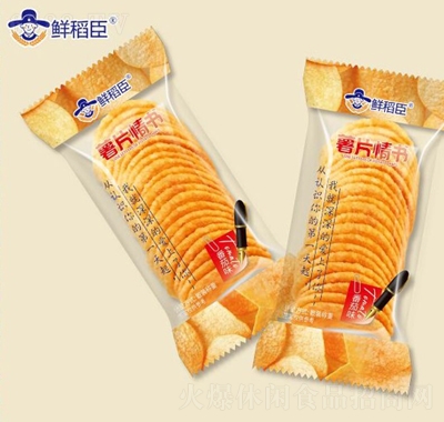 鮮稻臣番茄味薯片休閑食