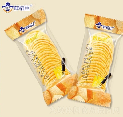 鮮稻臣原味薯片休閑食品