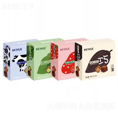 迷語純可可脂夾心巧克力