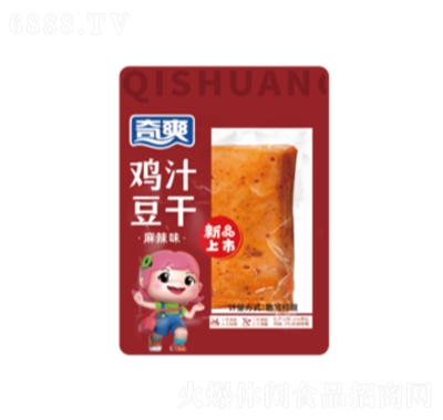 奇爽雞汁豆干麻辣味休閑