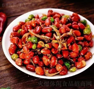 吧嗒碗下酒菜零食小魚花生內圖