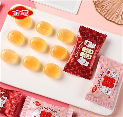 金冠我家有喜水果夾心硬糖糖果專用喜糖休閑食品招商